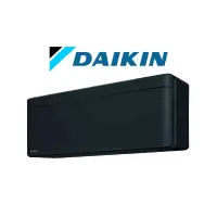 The Daikin logo above a wall mounted AC