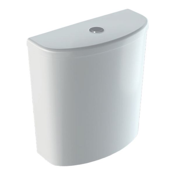 Siamp Optima 50 Toilet Push Button Dual Flush Water Saving Chrome Effect B&Q